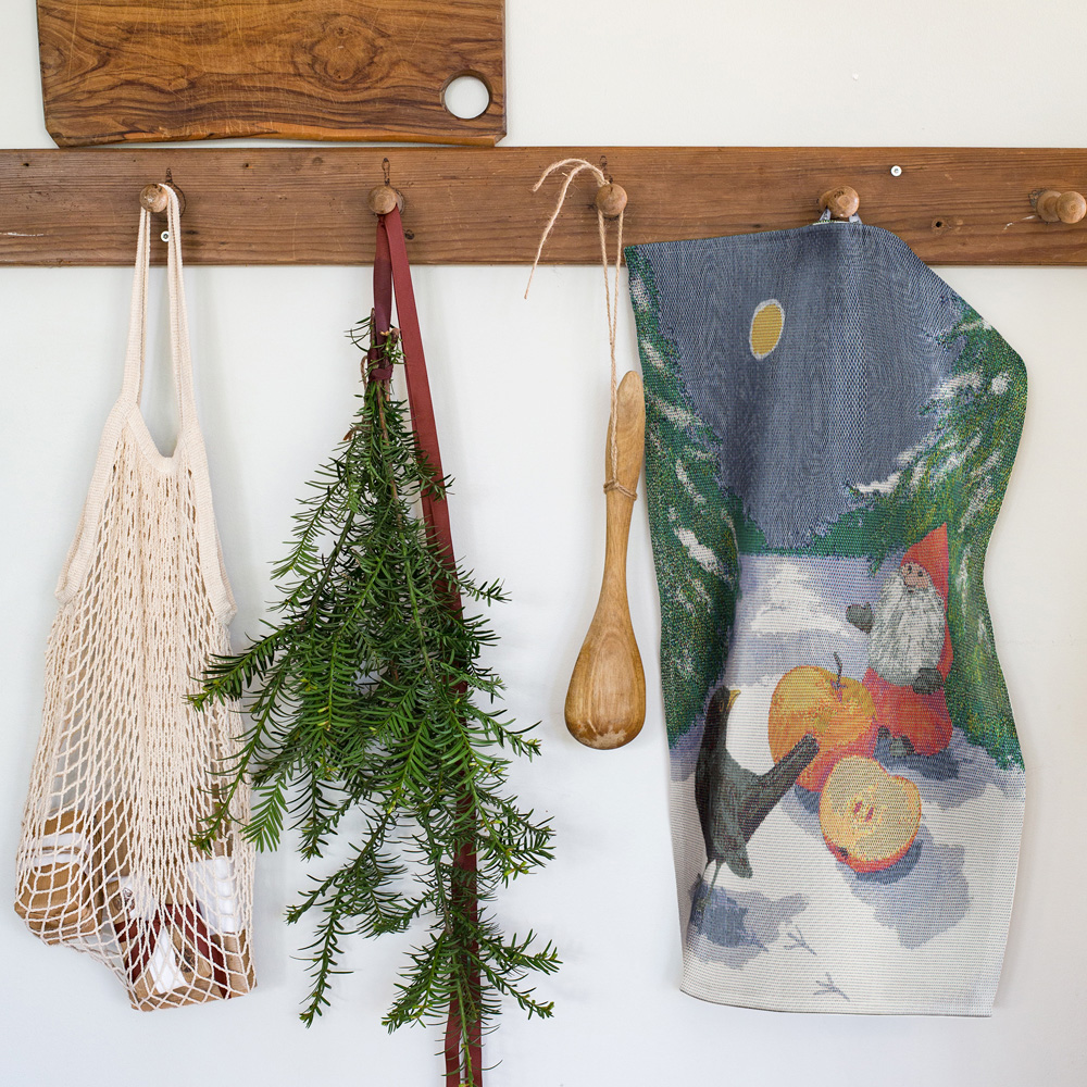 Ekelund Vinteräpple 599 handduk 35x50 cm