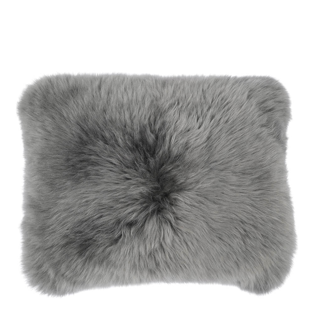 Natures Collection Tyynynpäällinen New Zealand pitkä villa 35x45 cm teräs