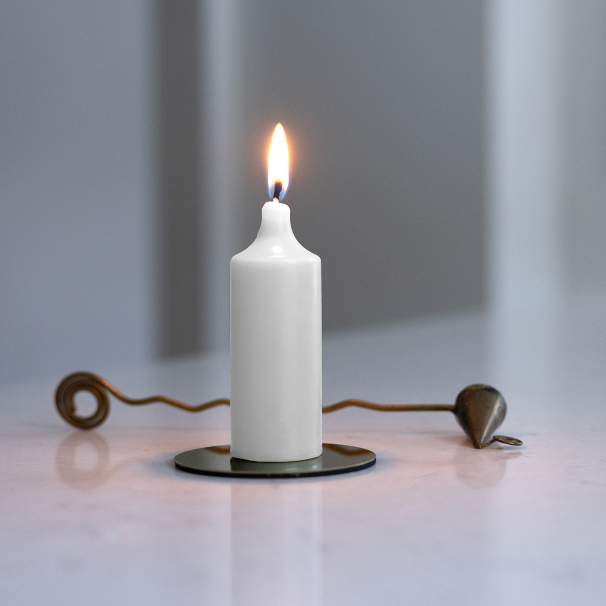 Liljeholmens Kupé Pöytäkynttilä 11 cm 4 kpl Valkoinen