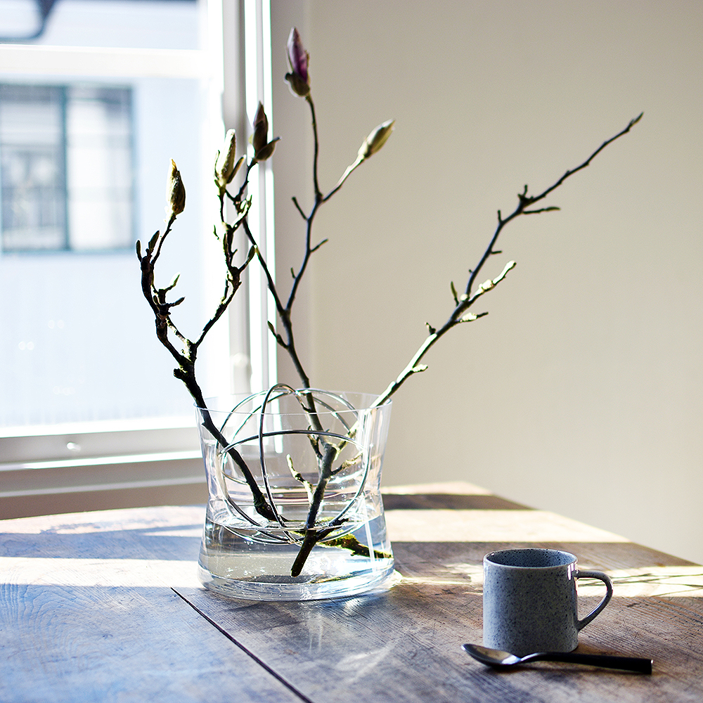 Born in Sweden Sphere vase stor sølv