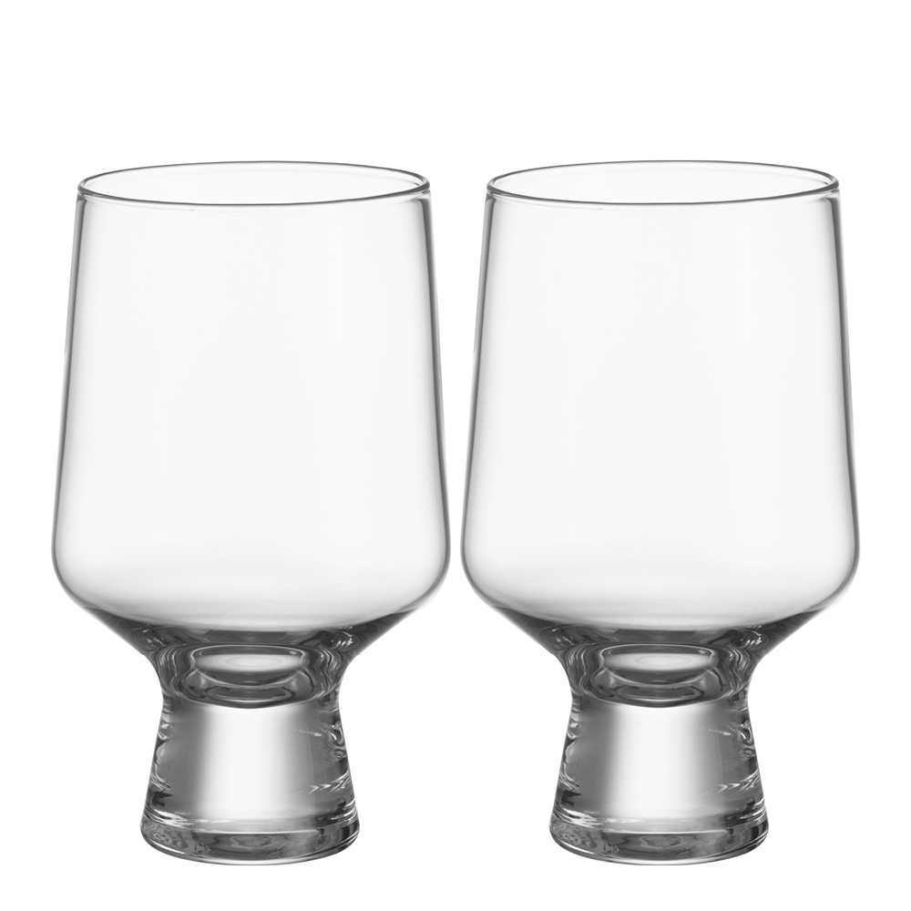 iittala - Solare Jalallinen Lasi 40 cl 2 kpl Kirkas