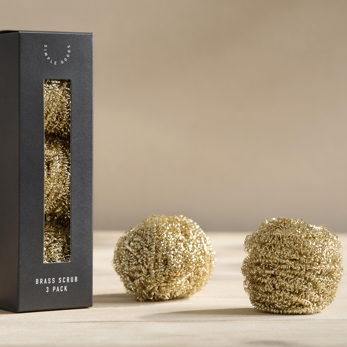 Simple Goods Brass Tiskiharja 7 cm 3 kpl Messinki