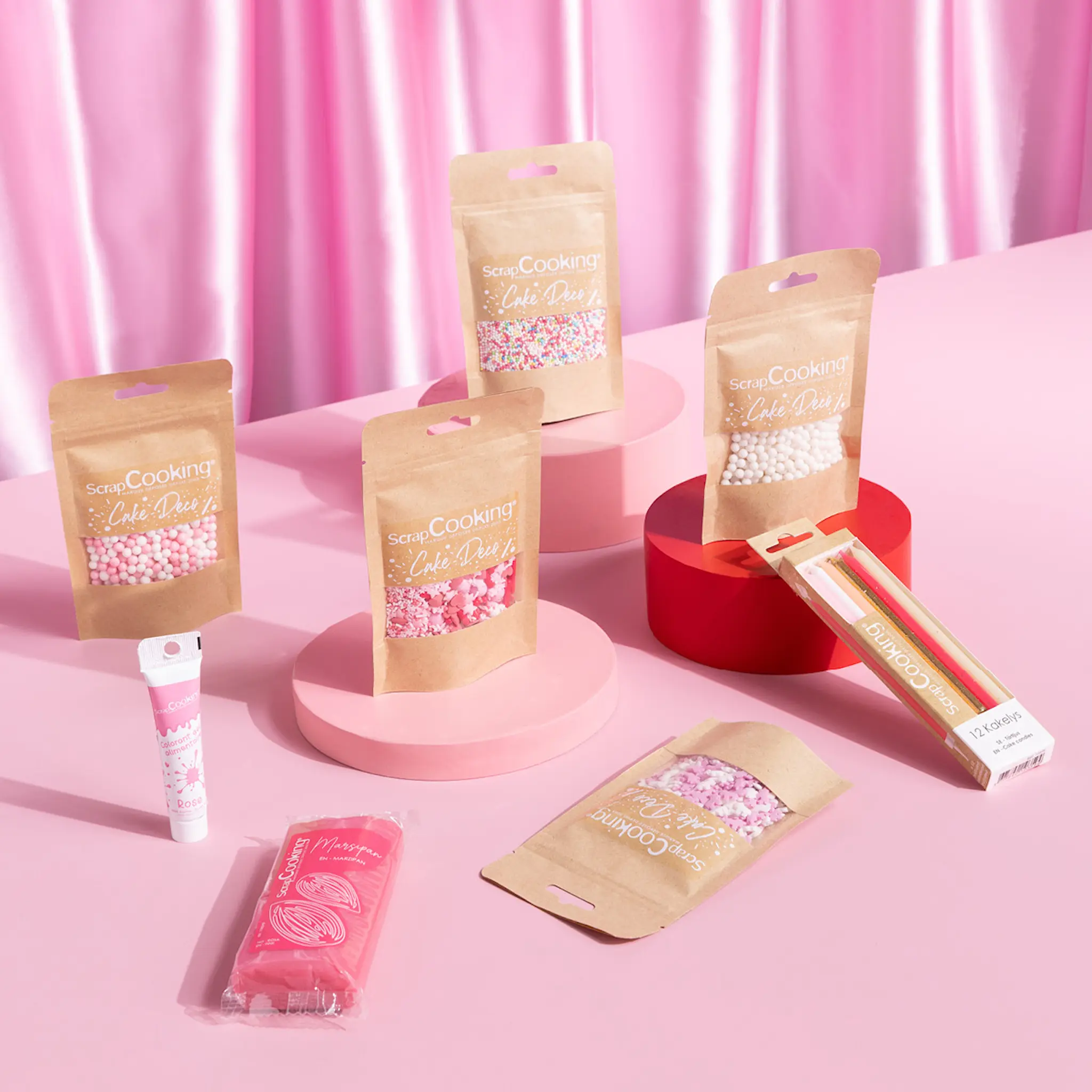 ScrapCooking Strössel små kulor 55 g vit