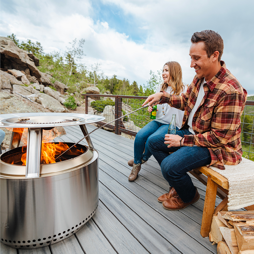 Solo Stove Yukon värmespridare silver