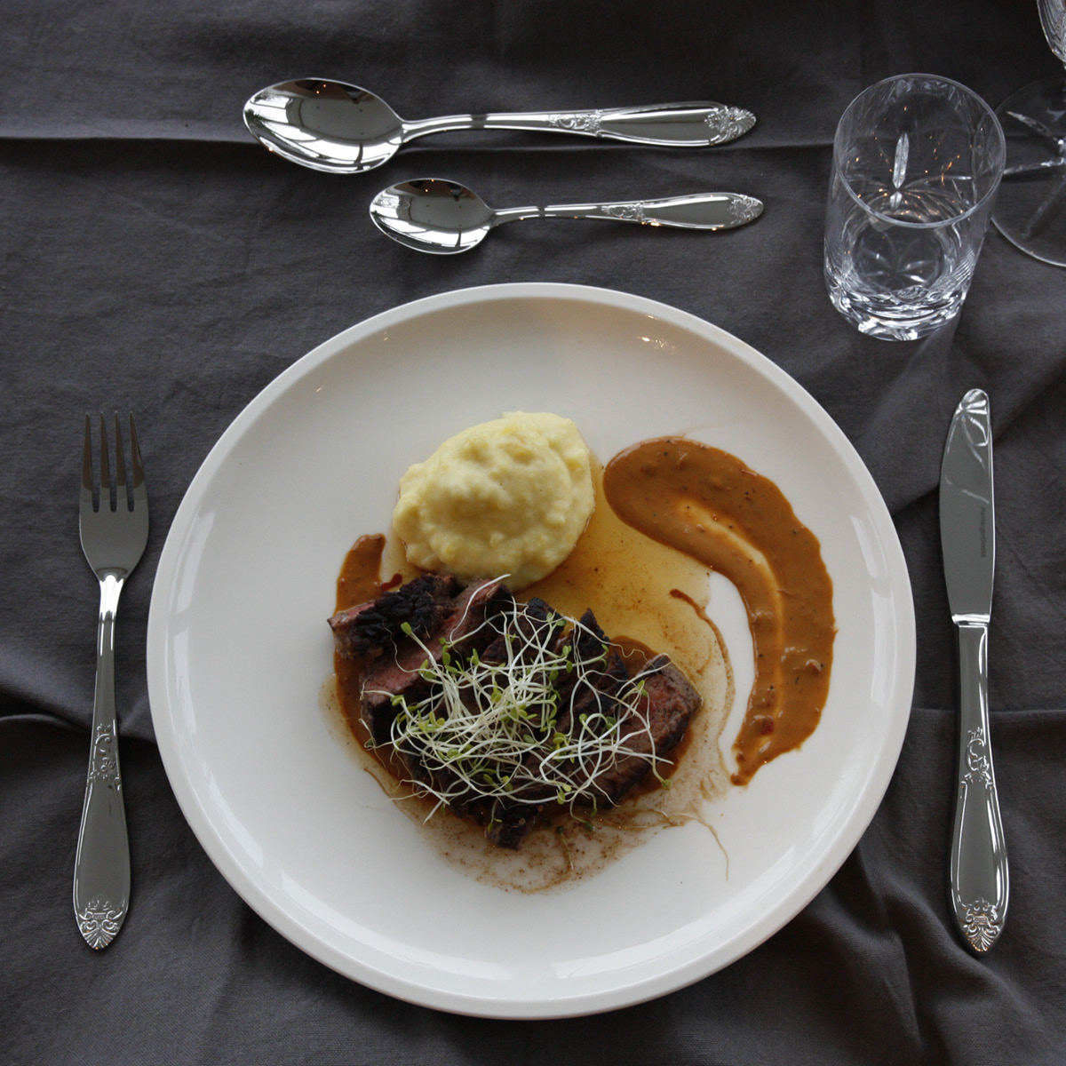 Hardanger bestikk Nina Lusikka 19,5 cm