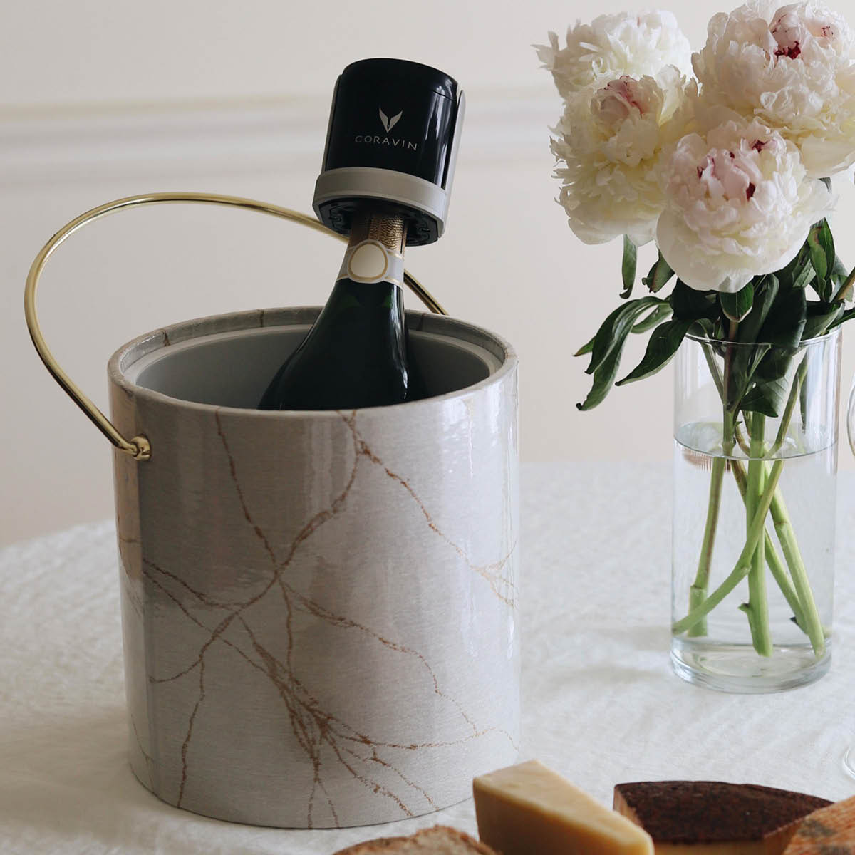 Coravin Sparkling Pullonsulkija 2 kpl Musta