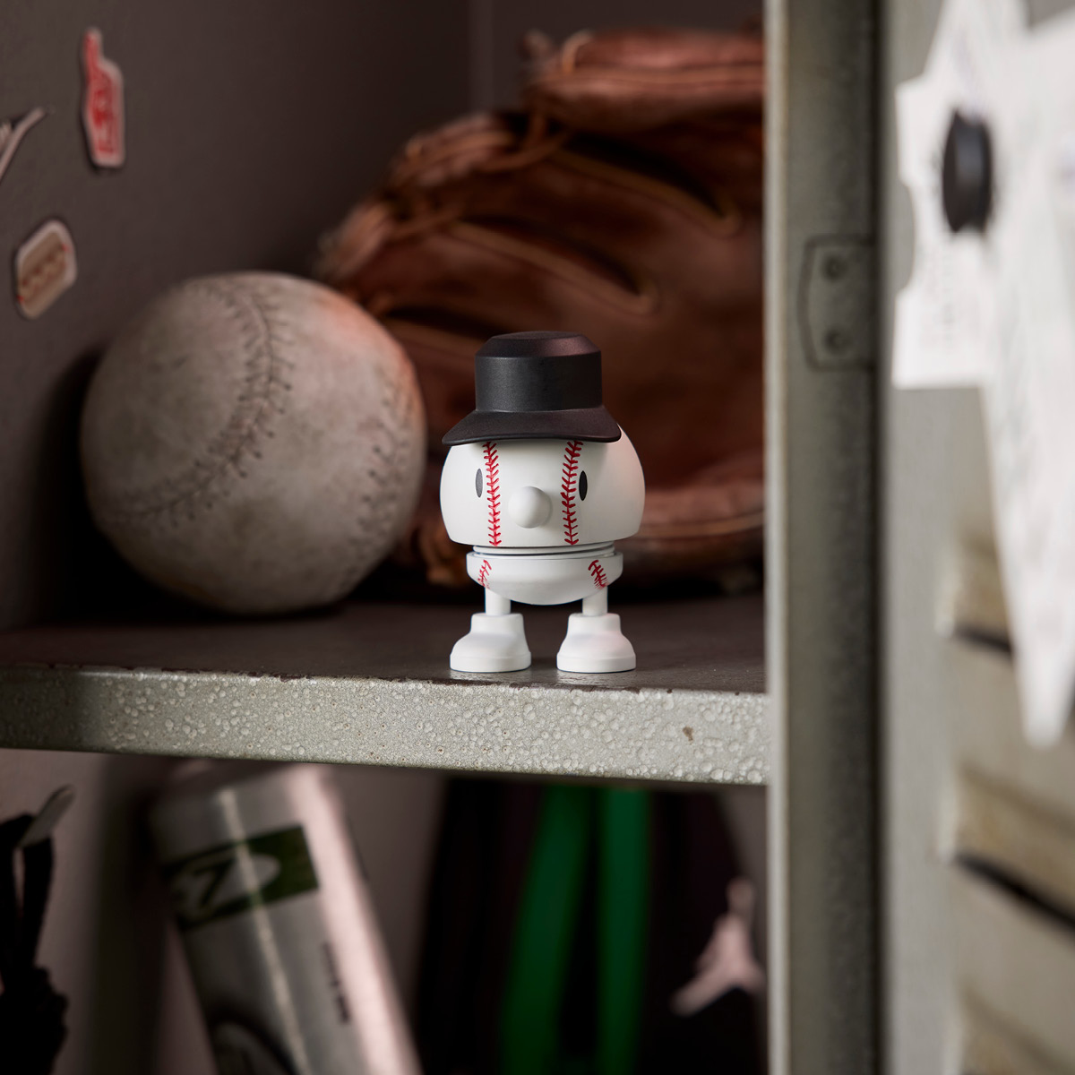 Hoptimisten Bumble baseball liten hvit