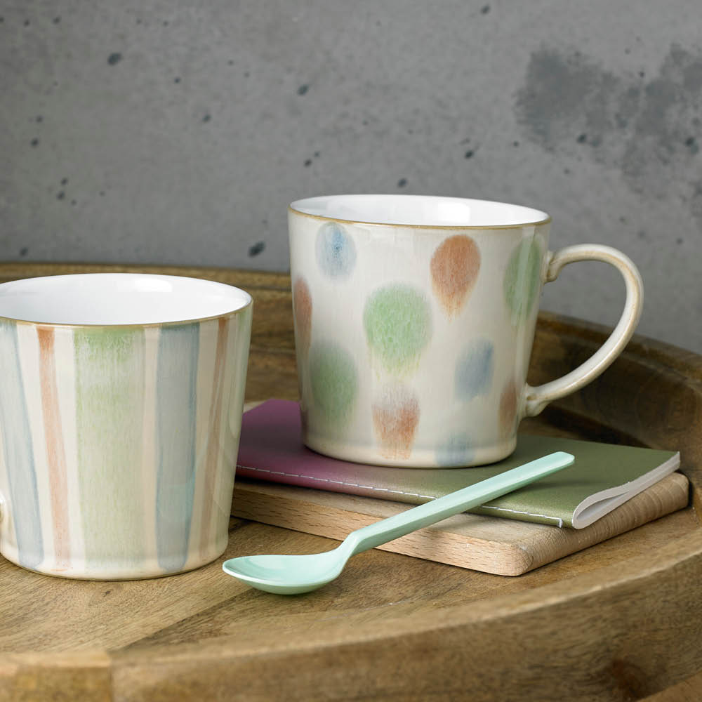 Denby Multi Spot Painted Muki 40 cl Monivärinen