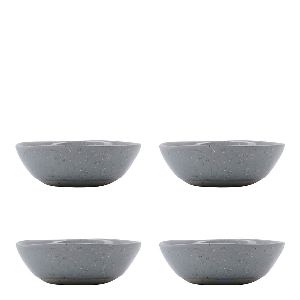 House Doctor Vida skål 6 cl 4 stk  8x3,2 cm lyseblå