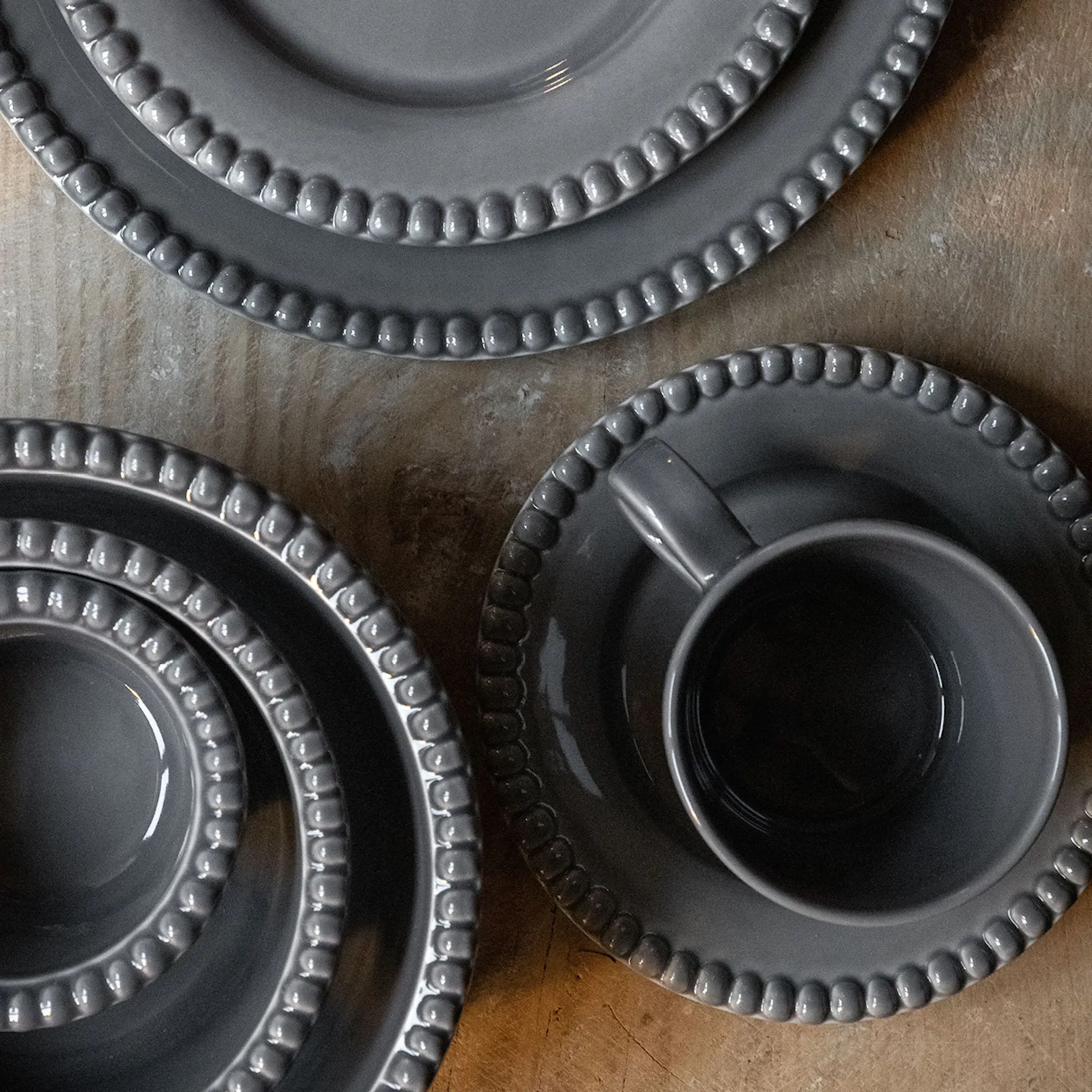 PotteryJo Daria kopp 28 cl clean grey hover