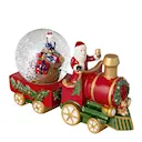 Christmas Toys snöglob tåg 22 cm röd
