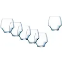 Open up vattenglas 6-pack 38 cl klar