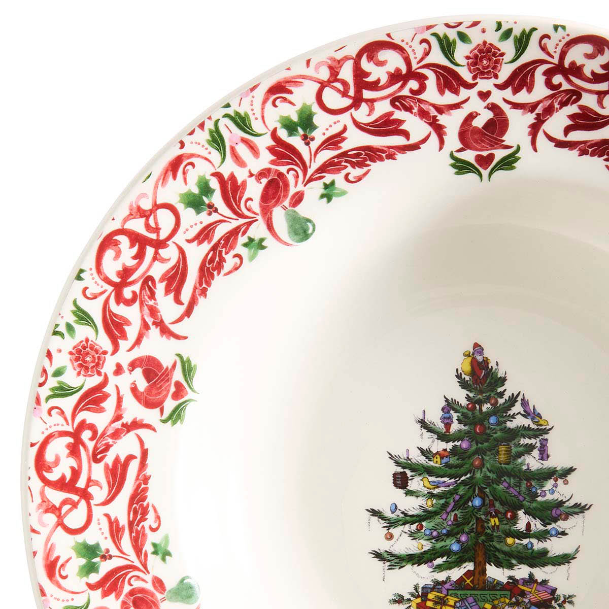 Spode Christmas Tree Yuletide sopptallrik 23 cm