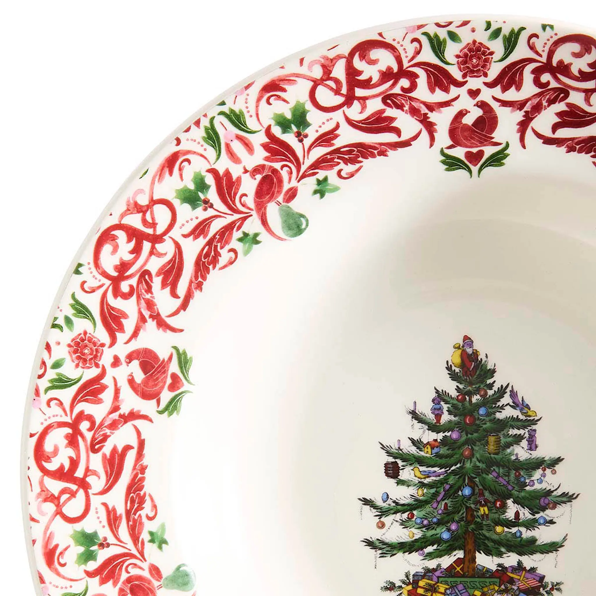 Spode Christmas Tree Yuletide sopptallrik 23 cm