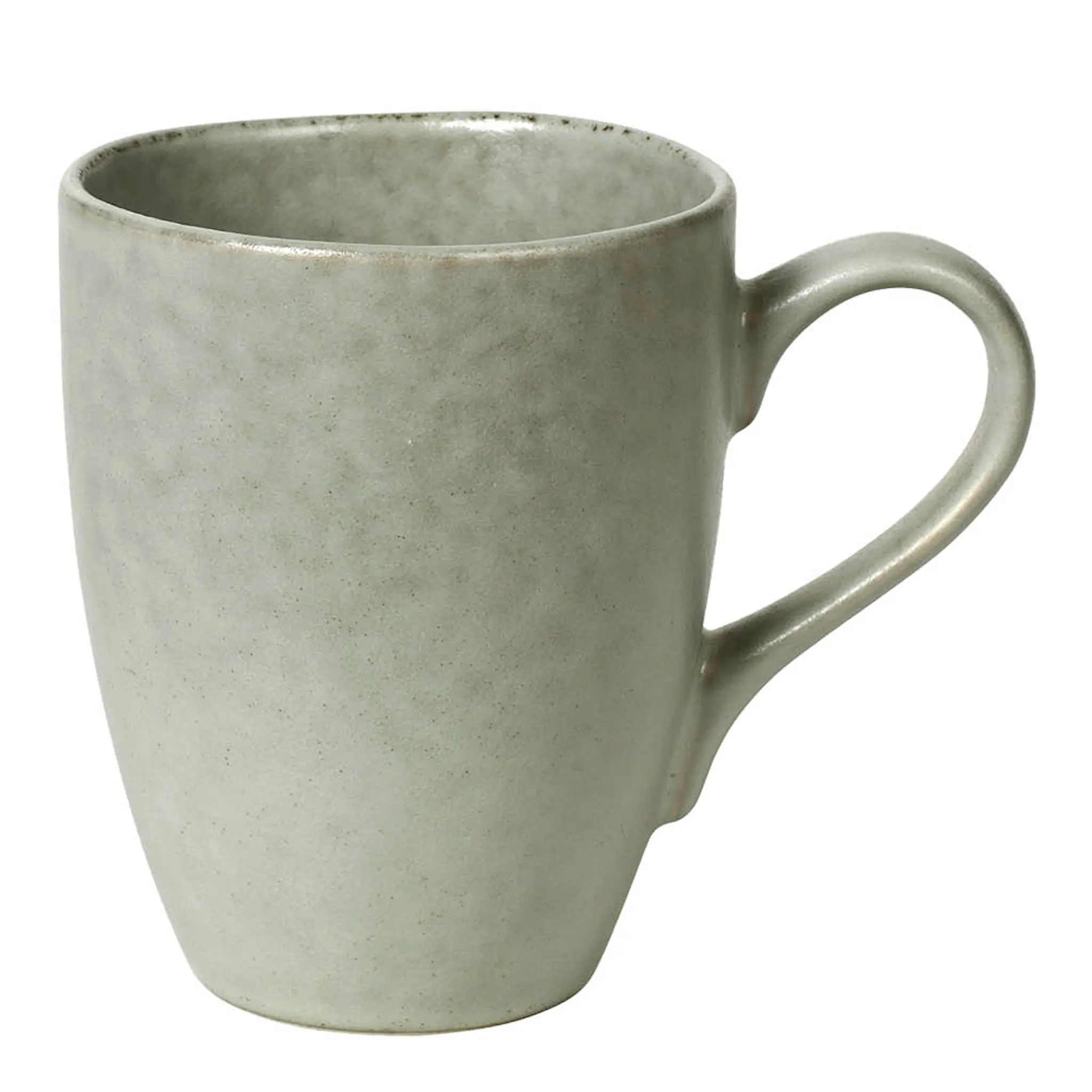 Broste Copenhagen Nordic Marsh mugg med öra 25 cl dusty green