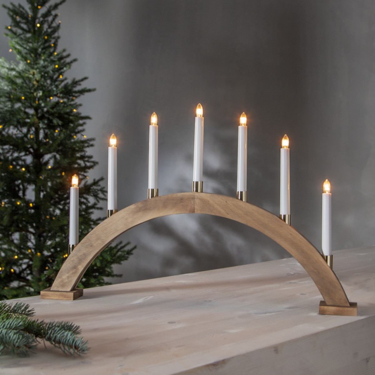 Star Trading Gillian buet adventsstake 7 lys tre