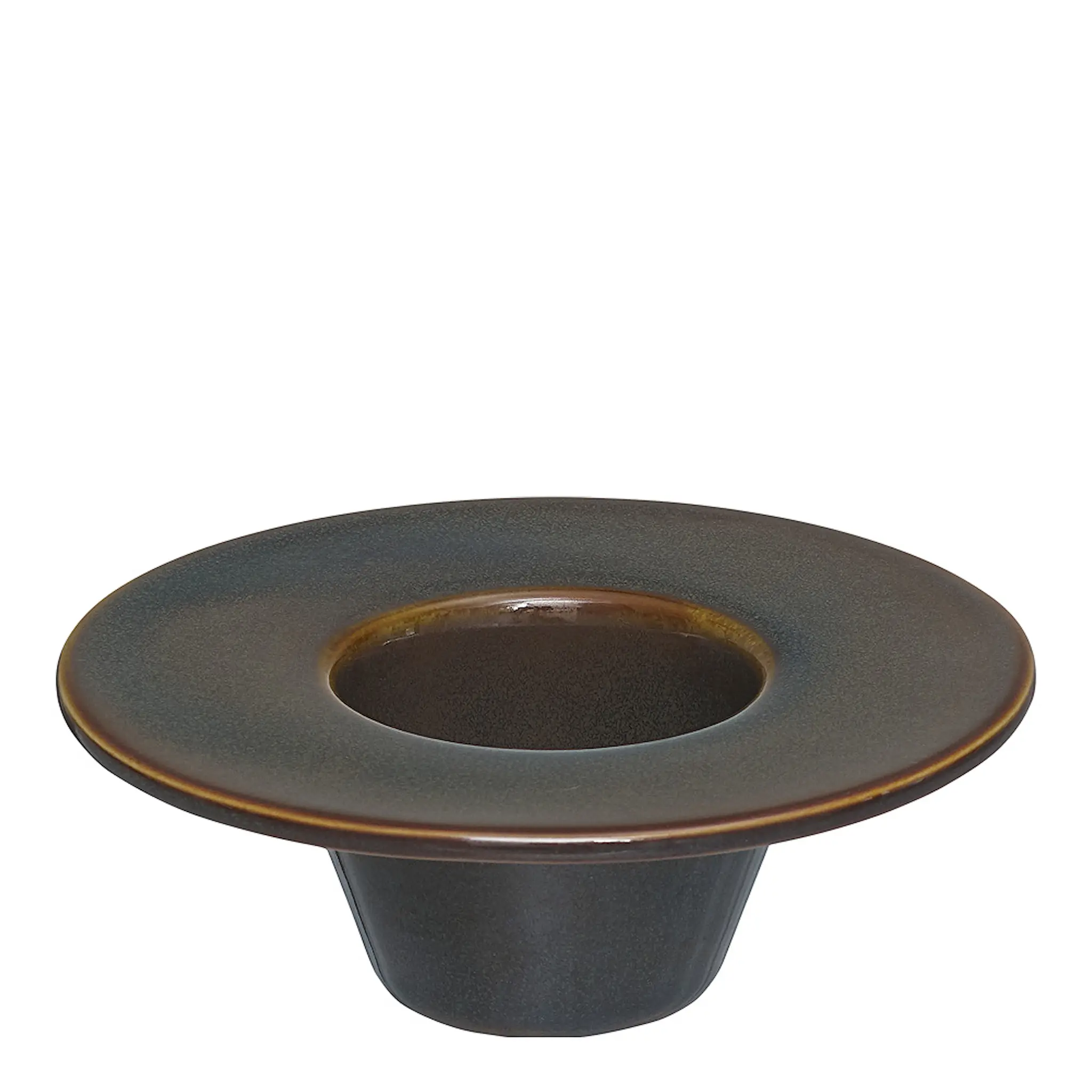 Cult Design Zen äggkopp 10x4 cm petrol/brun