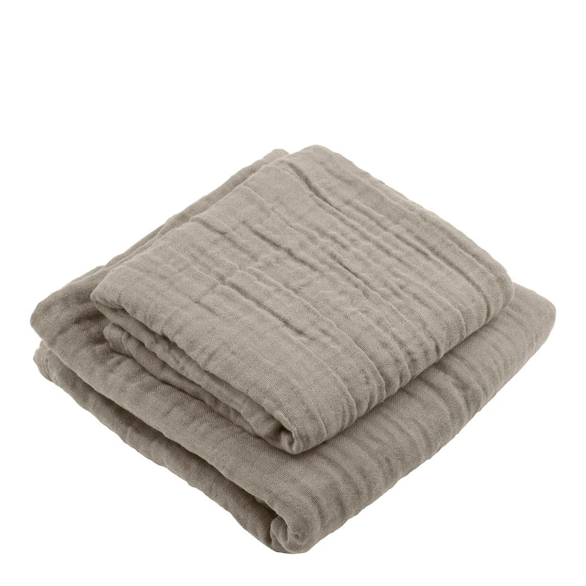 The Organic Company FINE lahjapakkaus, jossa kylpypyyhe ja käsipyyhe clay