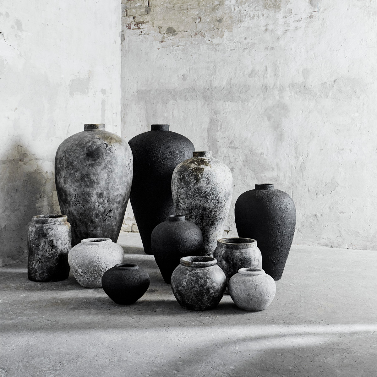 Muubs Echo Kukkaruukku 25x30 cm Harmaa