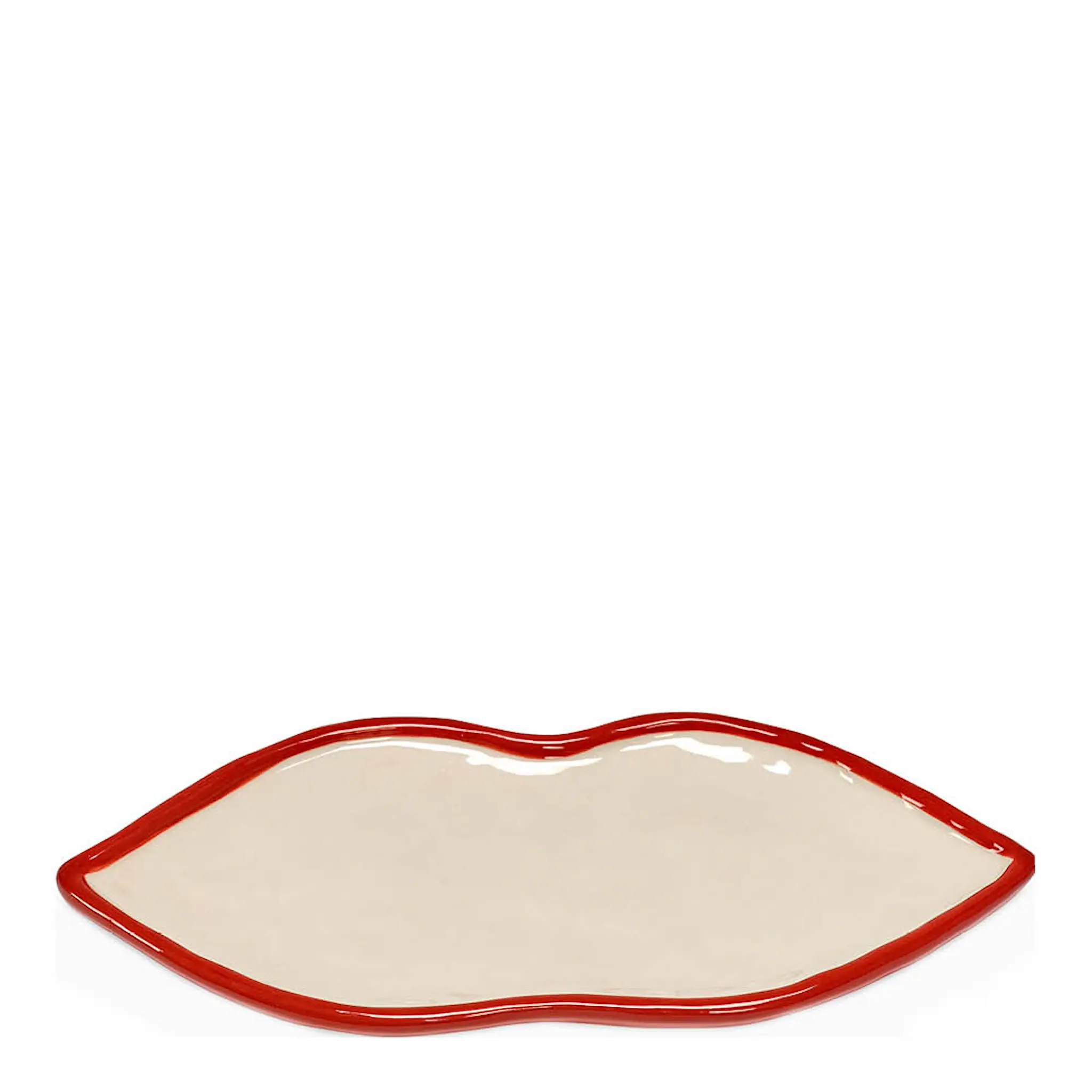 Serax Les Objets Mouleversants Lips serveringsfat M 22x10 cm röd