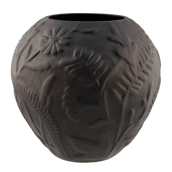 Flora vas globo 18 cm svart