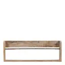 Maga vägghylla 60x21 cm mangoträ