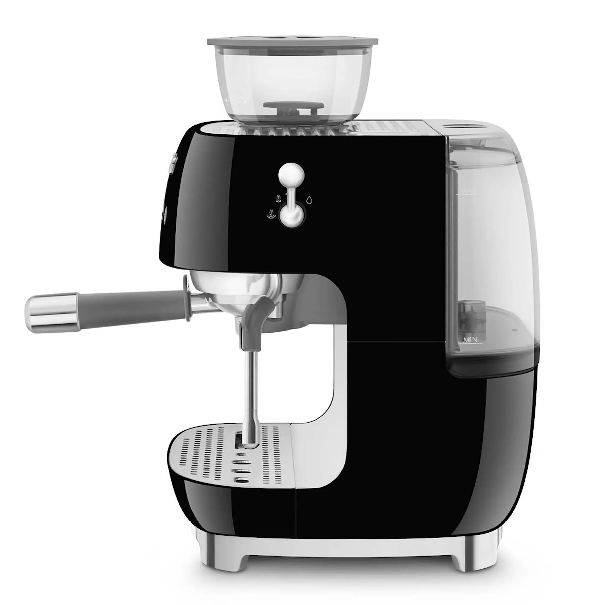 Smeg Smeg Manuell Kaffemaskin med Kvarn EGF03 Svart