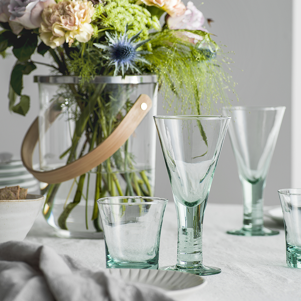 Sagaform Nature Lykta Glas/Metall 23x18,5 cm