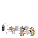 Fiore ljusslinga 729-82 180 cm blommor vit/beige