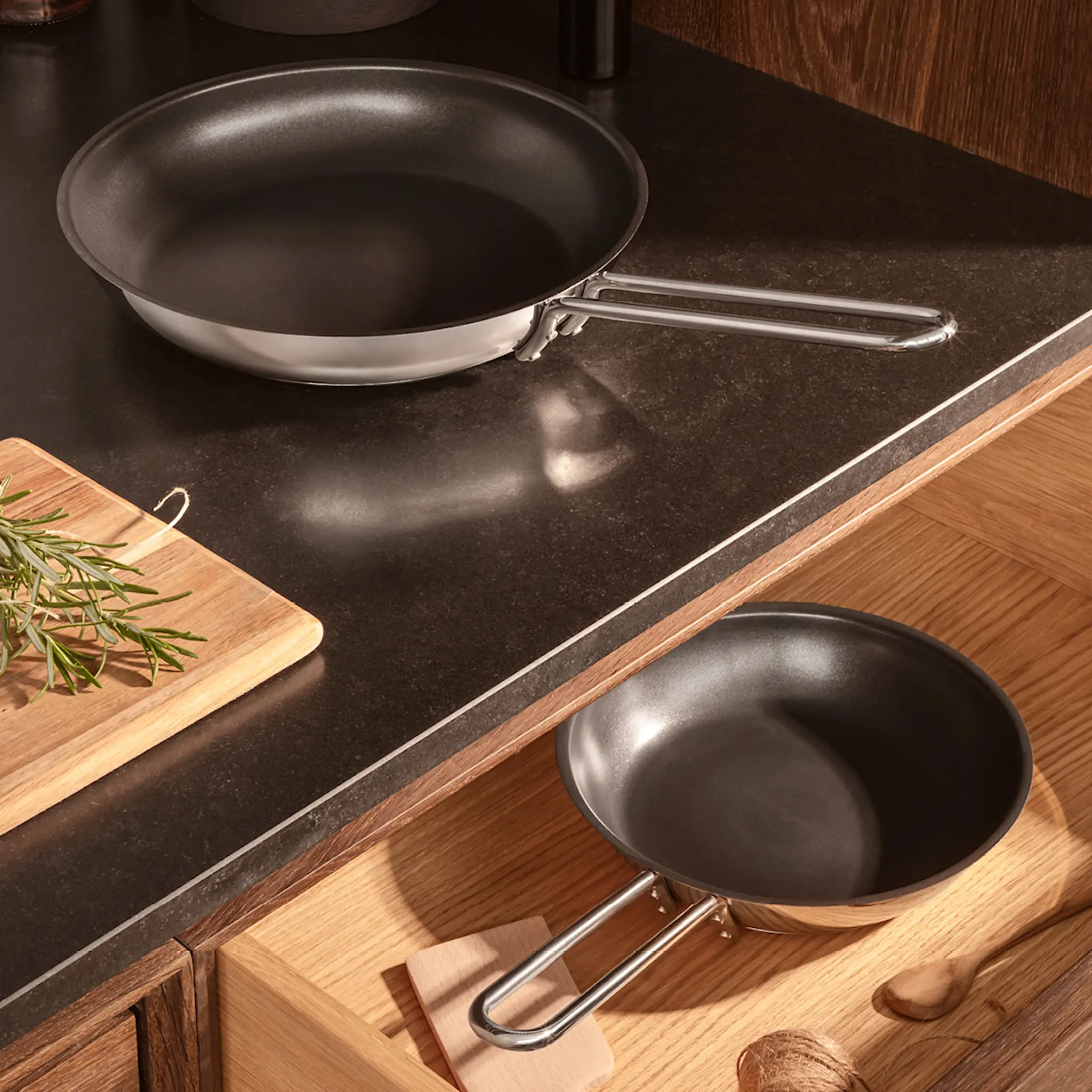 Eva Trio Stainless Steel stekpanna 20 cm Slip-Let® beläggning