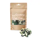 Strössel fotboll 50 g grön/mix