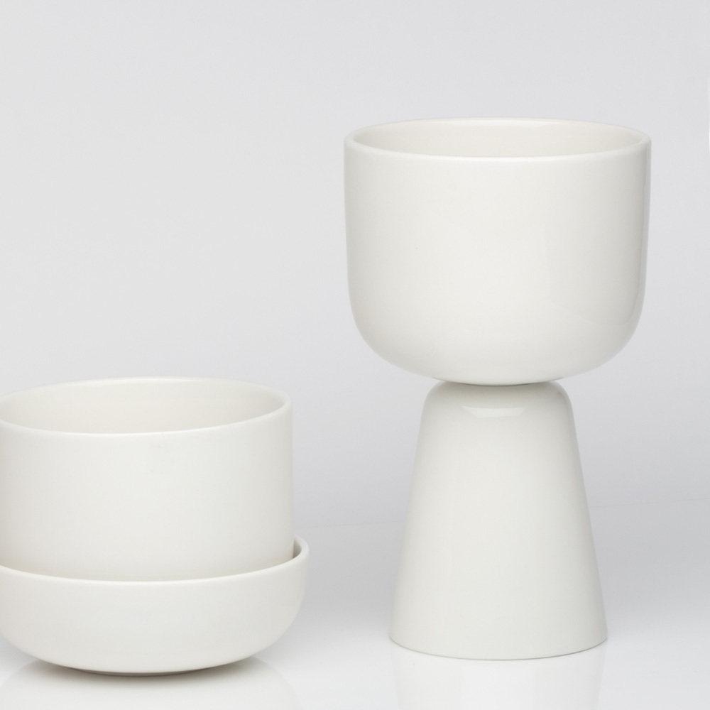 iittala Nappula potteskjuler 32x19 cm hvit