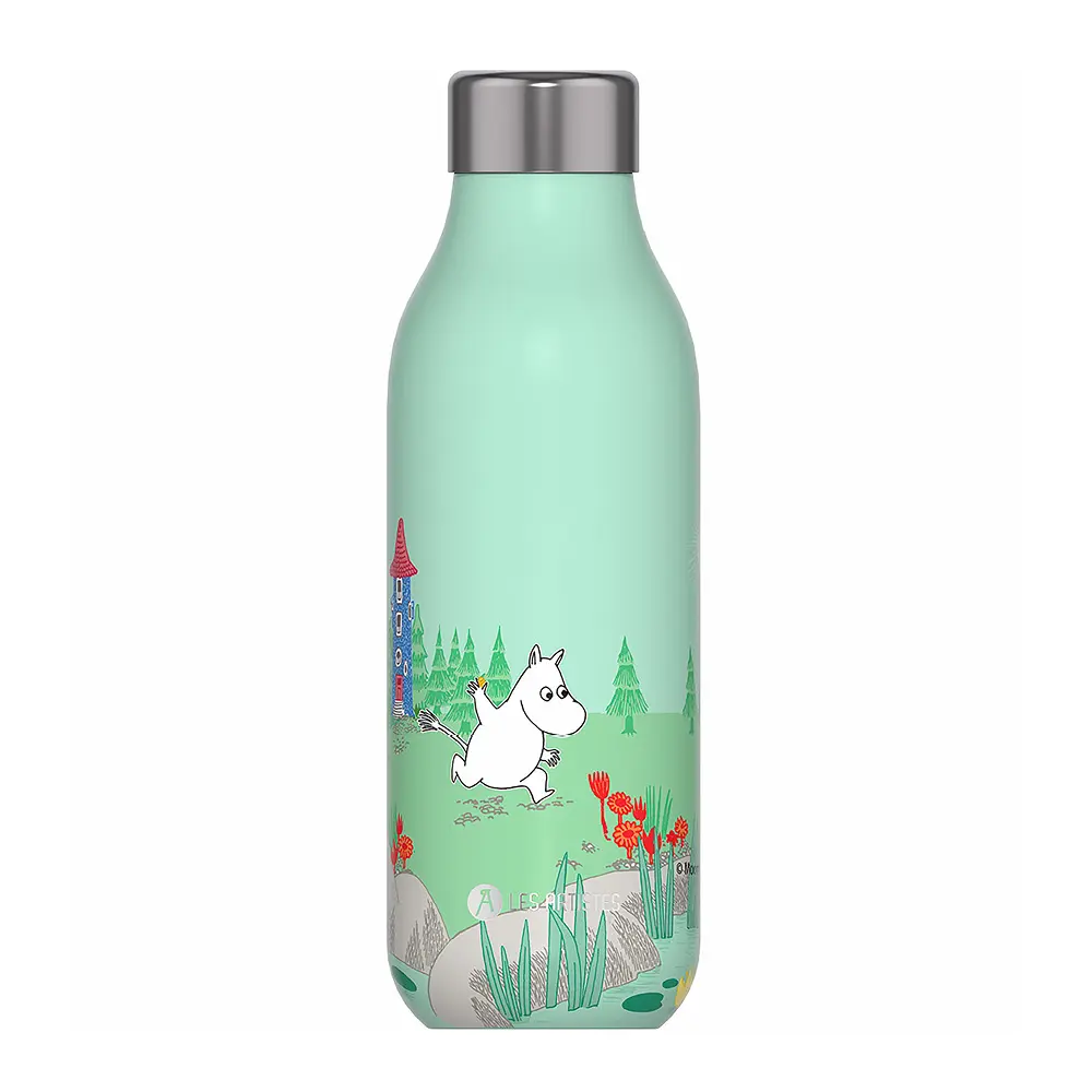 Bottle Up Moomin Termospullo 0,5 L Run green