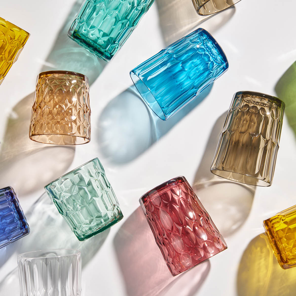 Guzzini Vanity tumbler låg 36 cl bioplast Mönster 1 Powder