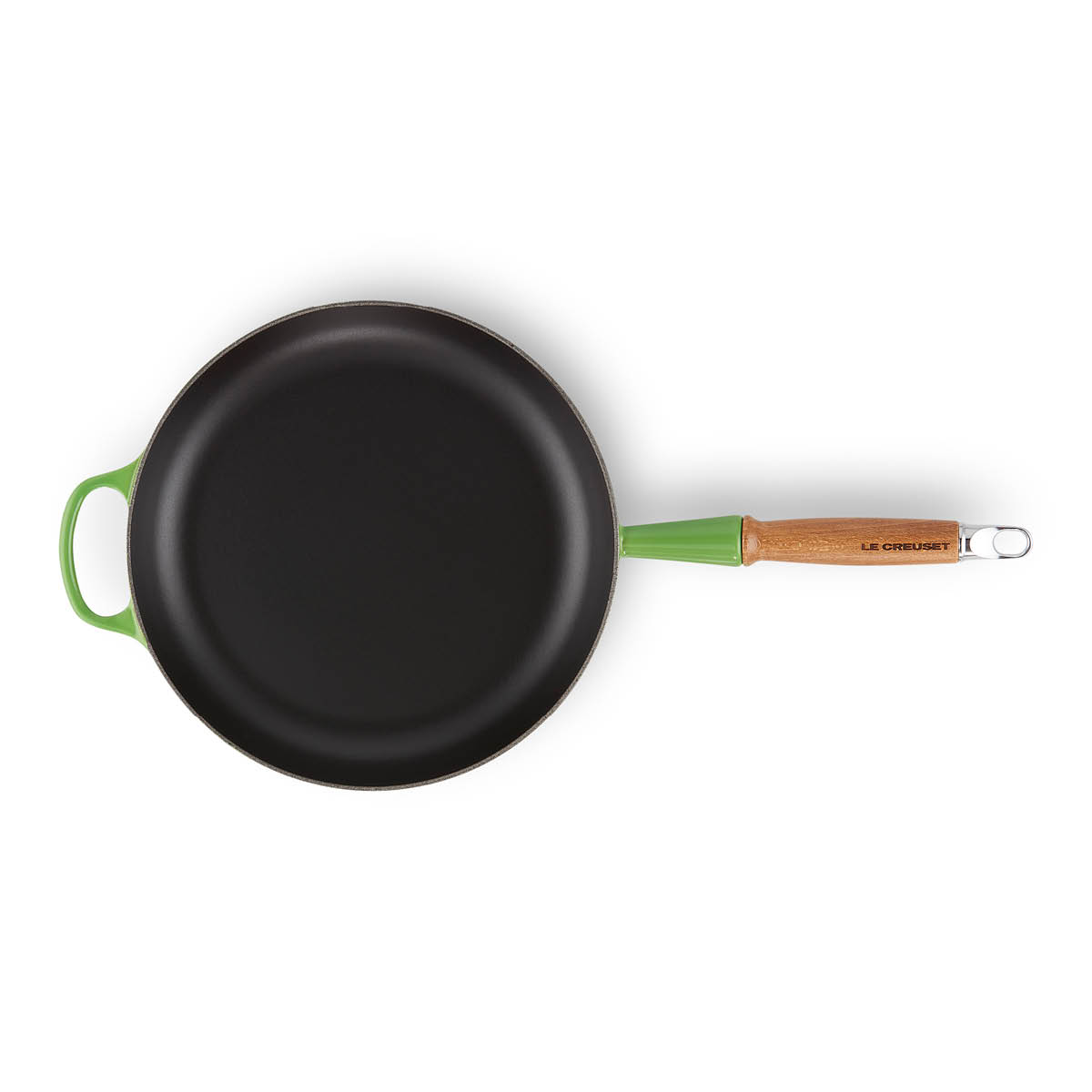 Le Creuset Signature Stekpanna med trähandtag 28 cm bamboo green