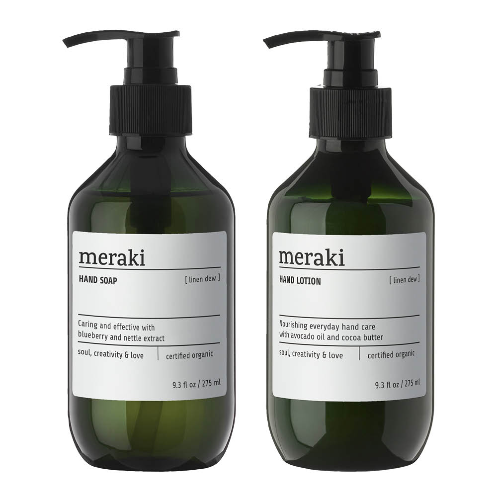 Meraki Gaveeske Linen Dew håndpleiesett