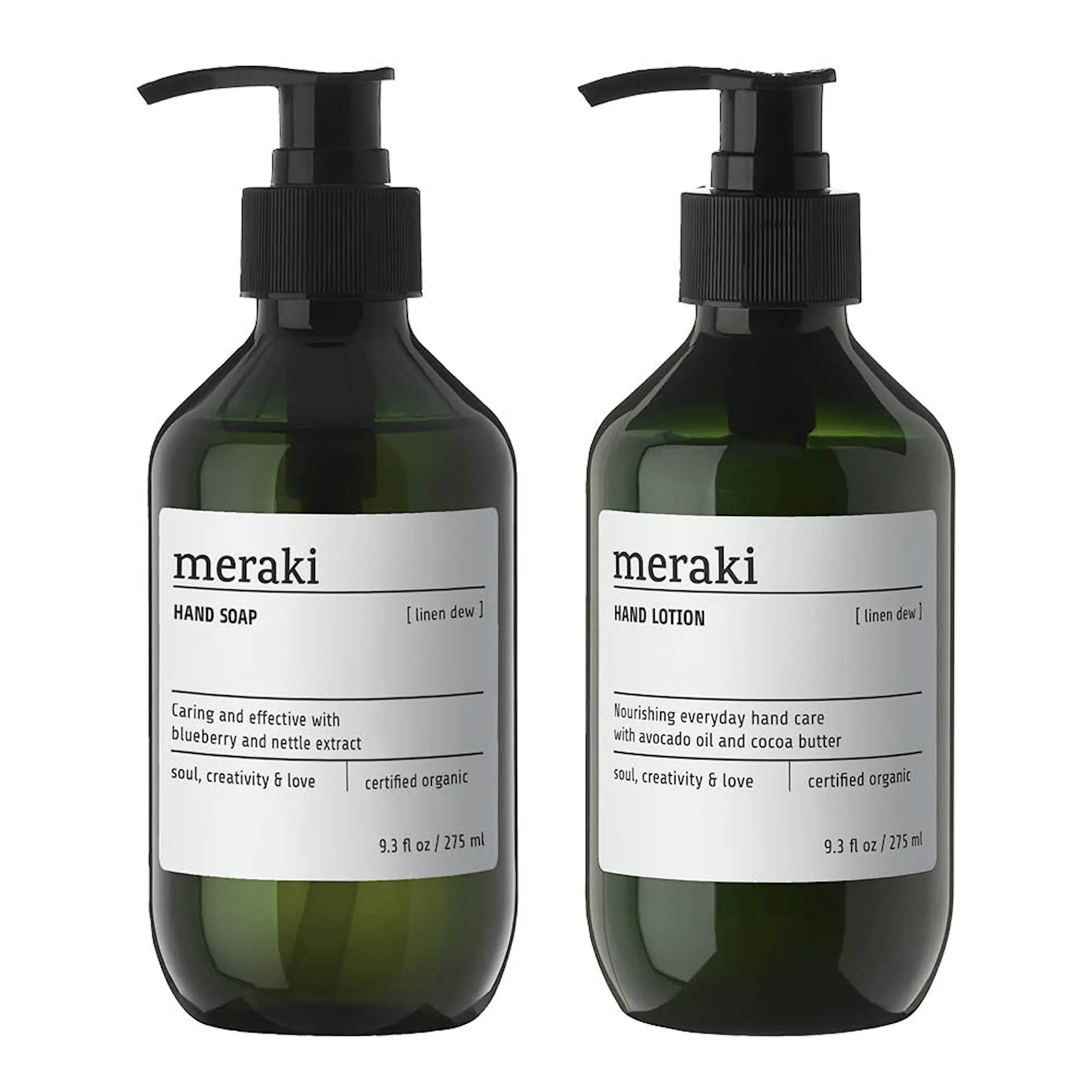 Meraki Gaveeske Linen Dew håndpleiesett