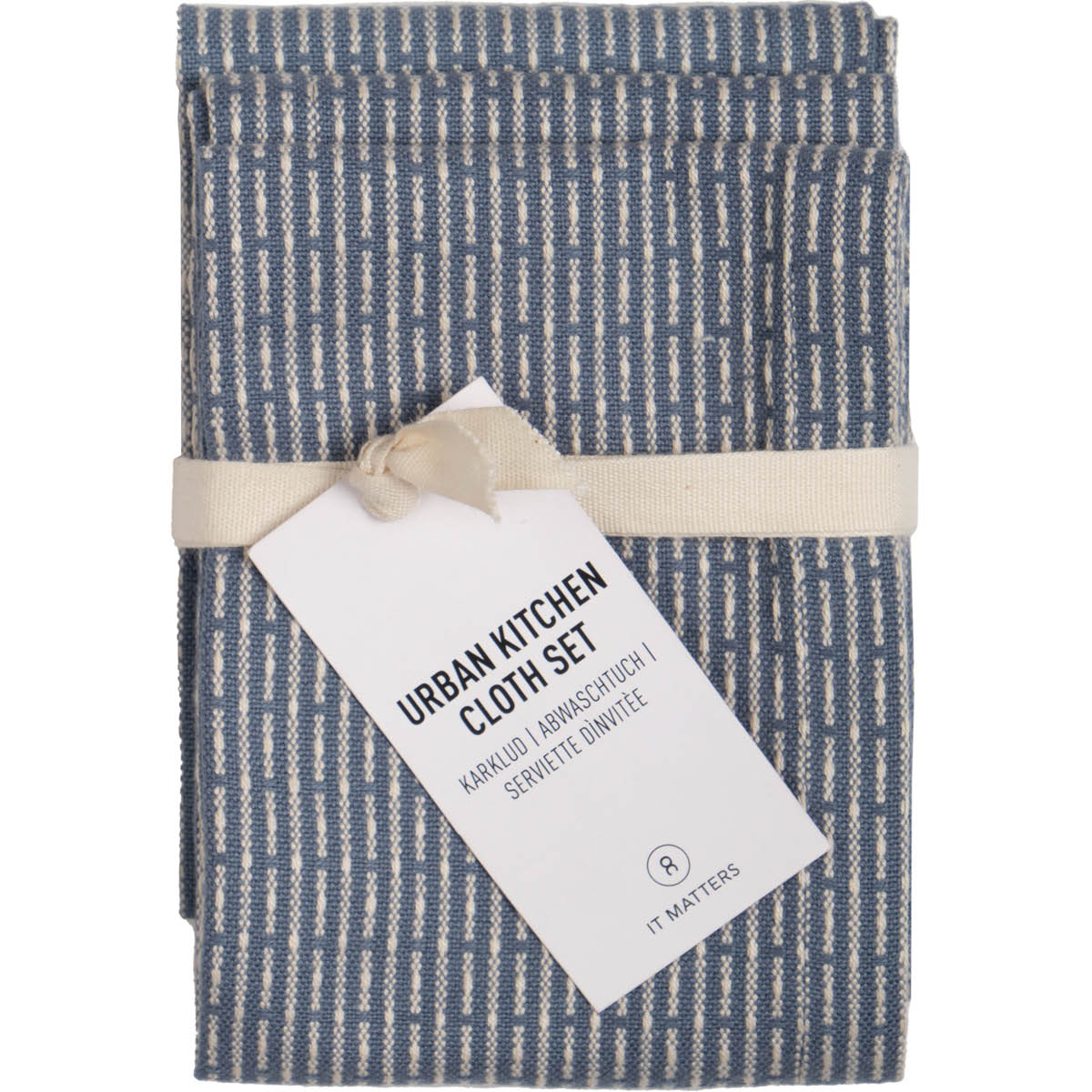 The Organic Company Disktrasa 18x35 cm 3-pack grey blue stone