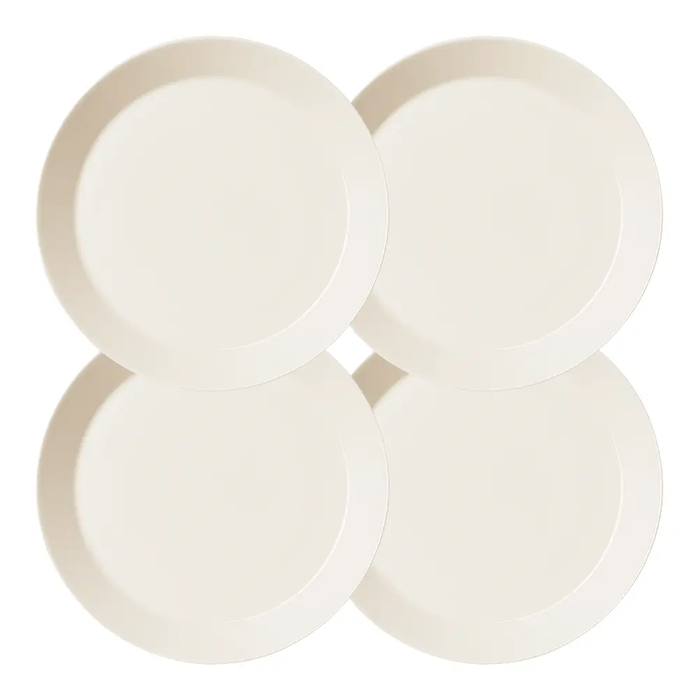 Teema Lautanen 26 cm 4 kpl Valkoinen