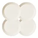 Teema tallrik 26 cm 4-pack vit