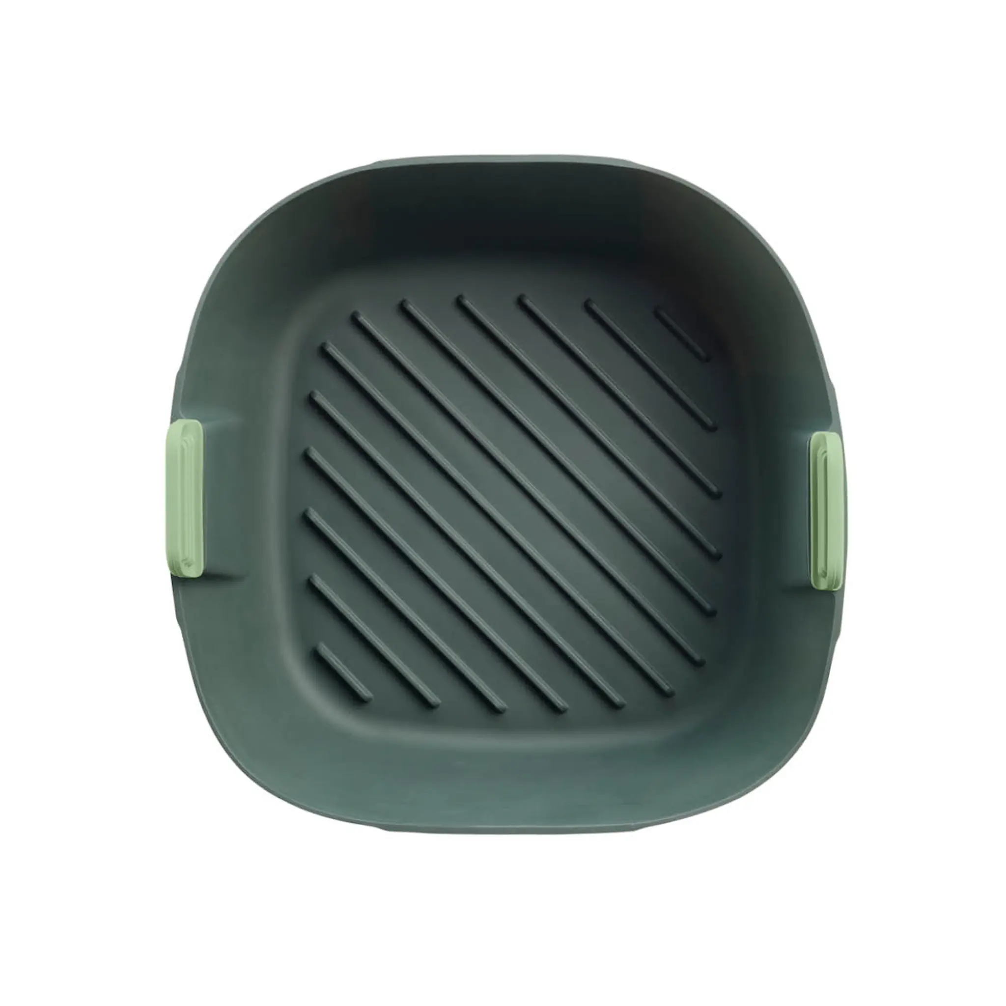 Lékué Silikonkorg L till airfryer 22x22 cm grå