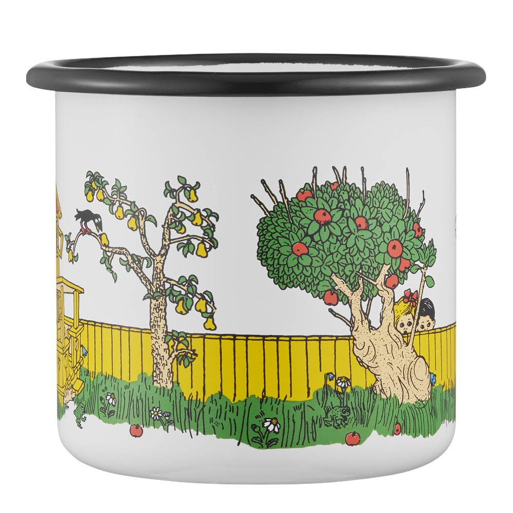 Muurla Pippi emaljmugg  37 cl Vägen hem