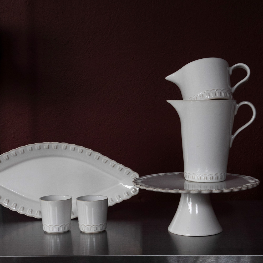 PotteryJo Tulipa ovalt fat  45 cm hvit