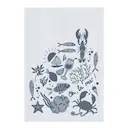 Oh La Mer! 012 handduk 35x50 cm mörkblå