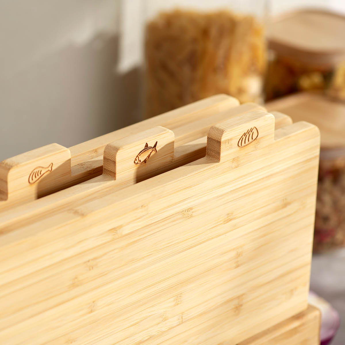 Modern House Kitchen Things skärbräda 35x23 cm 4-pack bambu