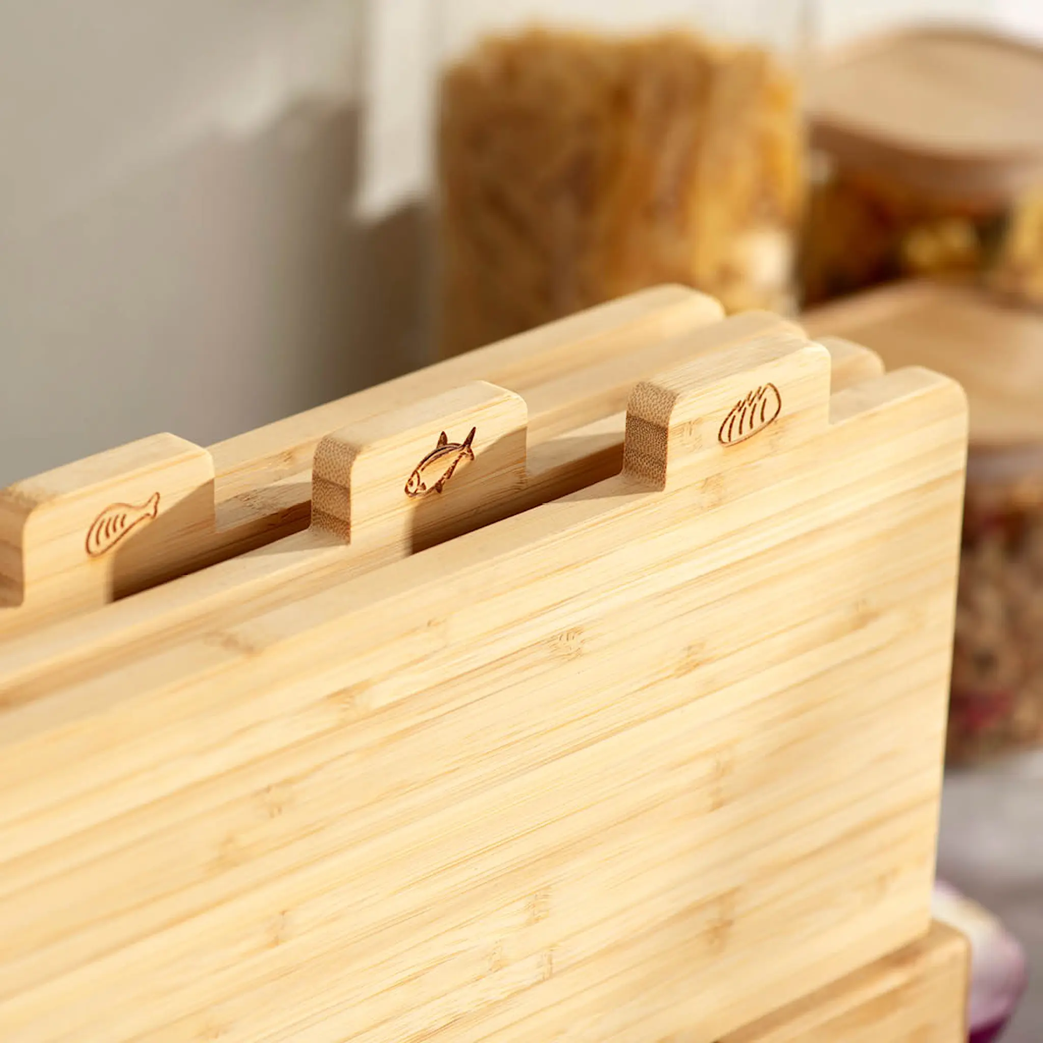 Modern House Kitchen Things skärbräda 35x23 cm 4-pack bambu