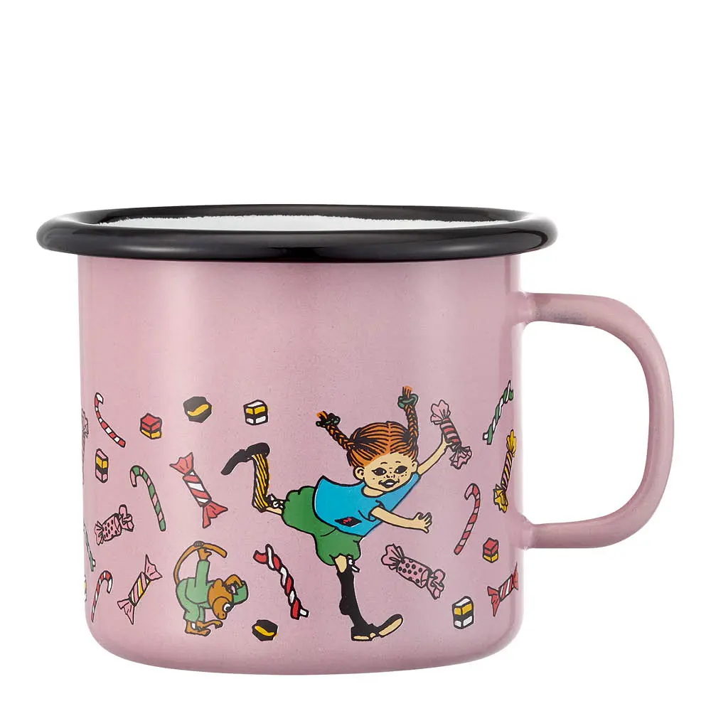 Pippi emaljekrus 25 cl Godteri