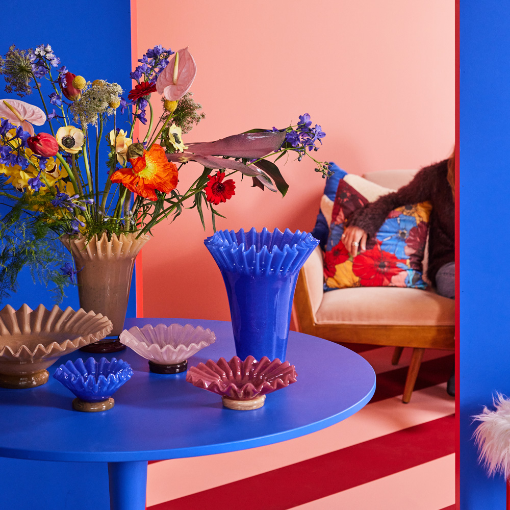 ByOn Lori skål 14 cm blå