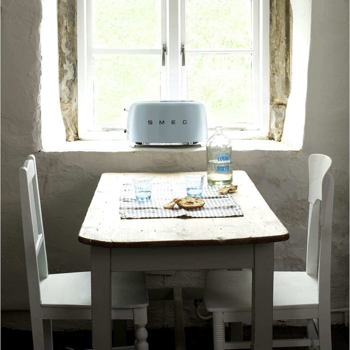 Smeg Smeg Leivänpaahdin 4 viipaletta TSF02 Pastellinsininen