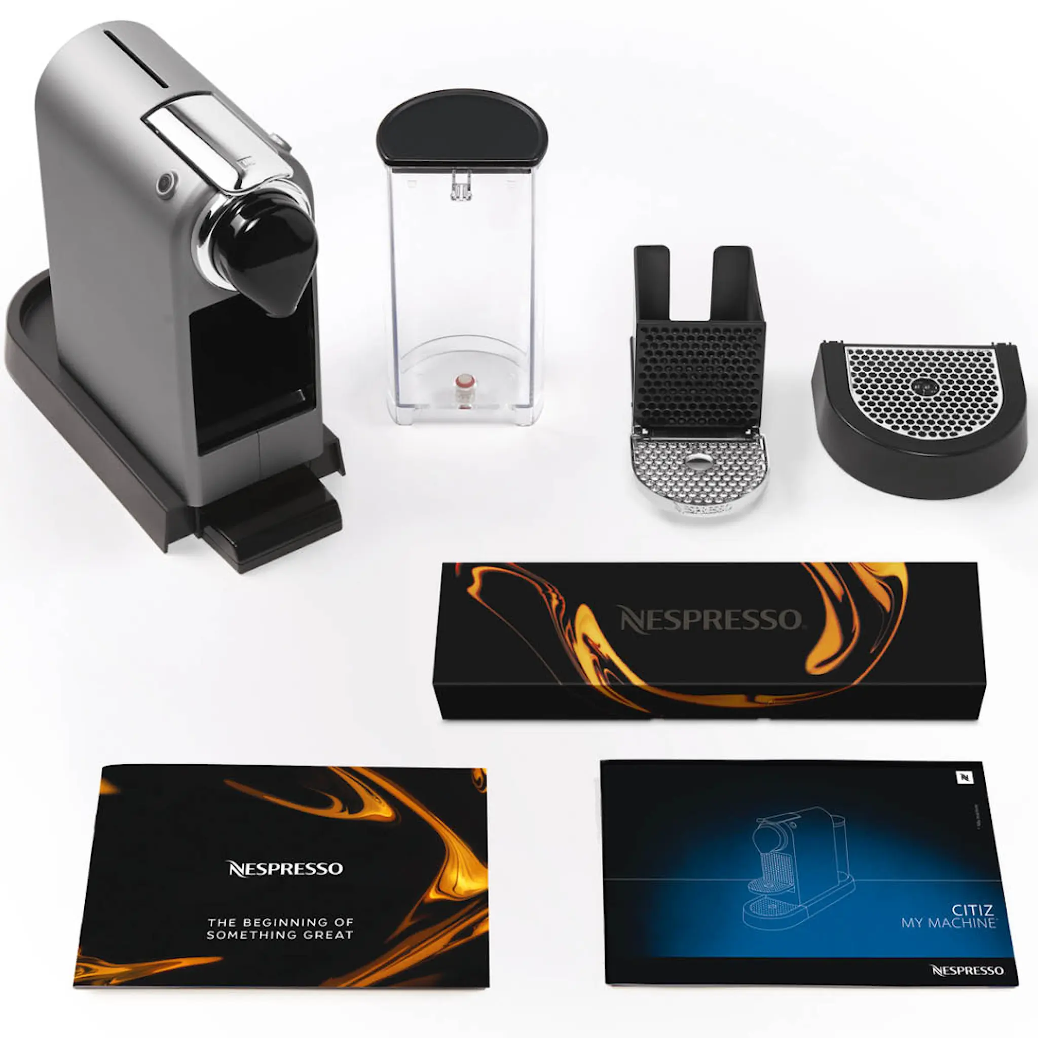 Nespresso Nespresso CitiZ Single Maskin 1 L Silver